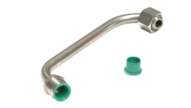 ADAPTADOR OBLICUO EN U DE ACERO INOXIDABLE