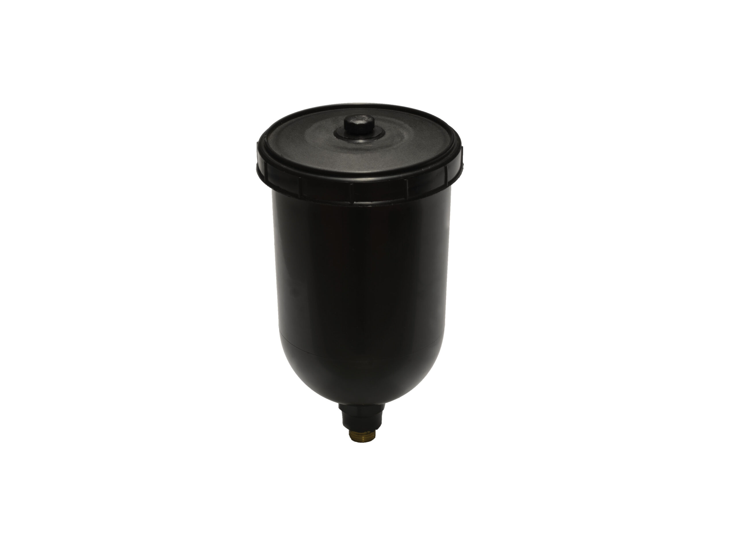 VASO NEGRO DE 600 CC PARA PISTOLAS PULVERIZADORAS.